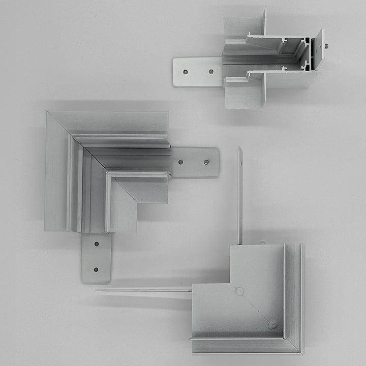 48V gastric splint "Magneto" built-in connector 90° me., Hor. or Vert., black or white