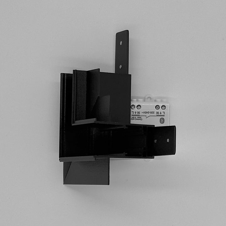48V gastric splint "Magneto" built-in connector 90° me., Hor. or Vert., black or white