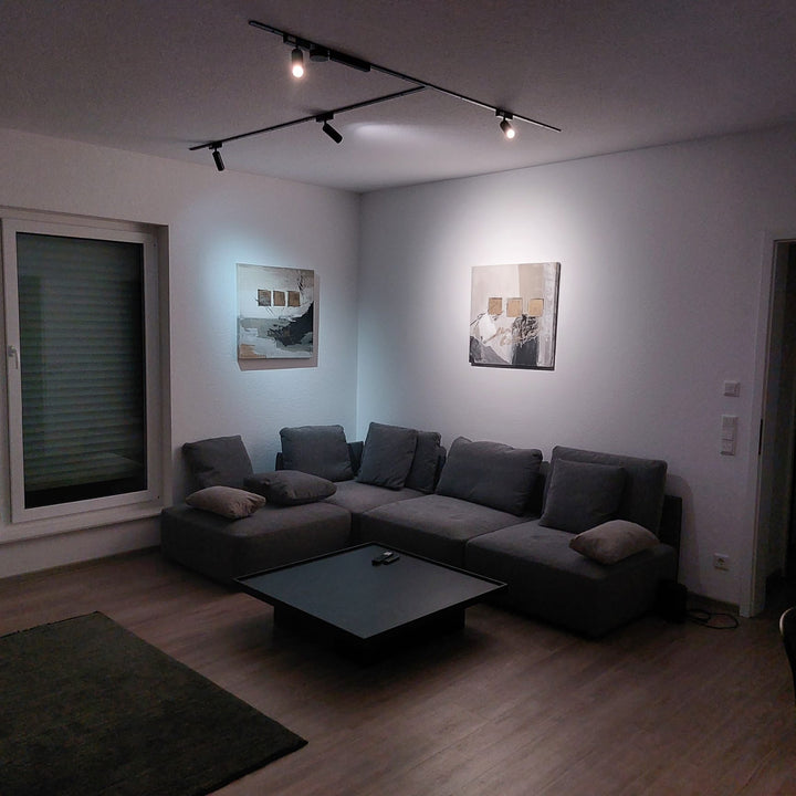 LED SLIM Strahler 2x12W, 2700K, 24°, DALI, Röhre L, schwarz oder weiß