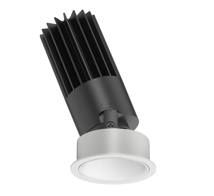 LED Einbaustrahler rund mit Rahmen "Cora", 8W, 2700K, CRI>90, IP20