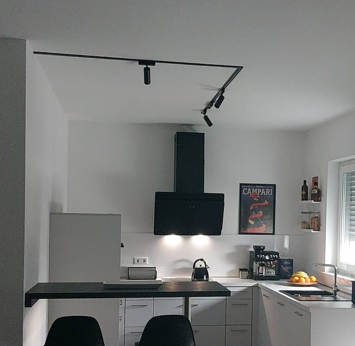 LED SLIM Strahler 2x12W, 2700K, 24°, DALI, Röhre L, schwarz oder weiß