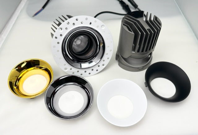 LED recessed spotlight round without frame "Core", 15W, 2700K, CRI&gt;90, IP20