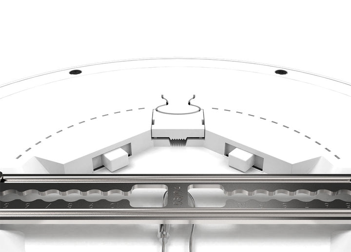 LED ceiling light "Milano RIV", 24W, white