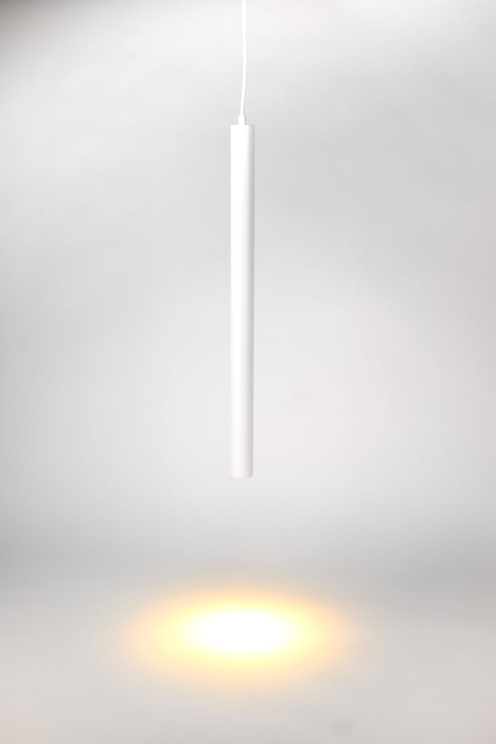 LED Stab-Pendelleuchte "Tube", 5W, 60cm, Schwarz oder Weiß