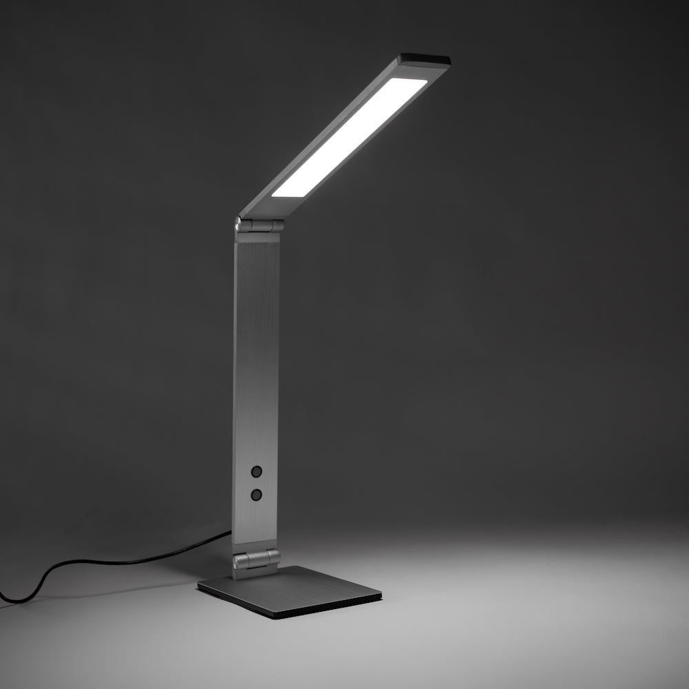 LED Arbeitsplatzleuchte "Hello", 8W, Aluminium, mit Berührungssensor und Farbtemperaturwechsel