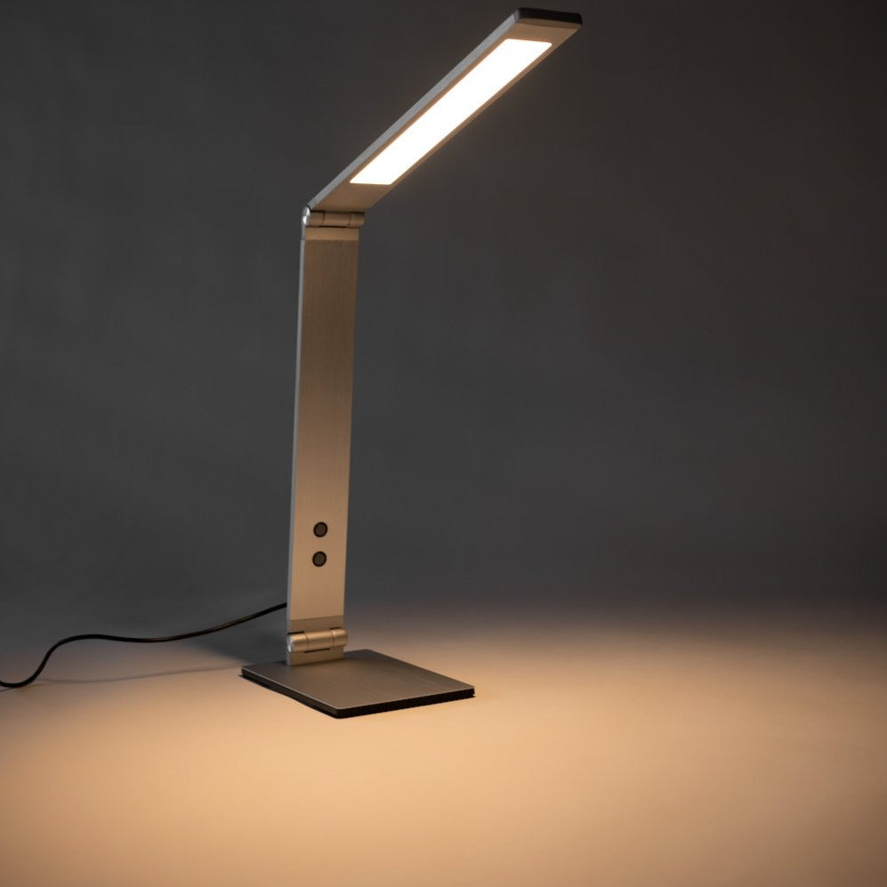 LED Arbeitsplatzleuchte "Hello", 8W, Aluminium, mit Berührungssensor und Farbtemperaturwechsel