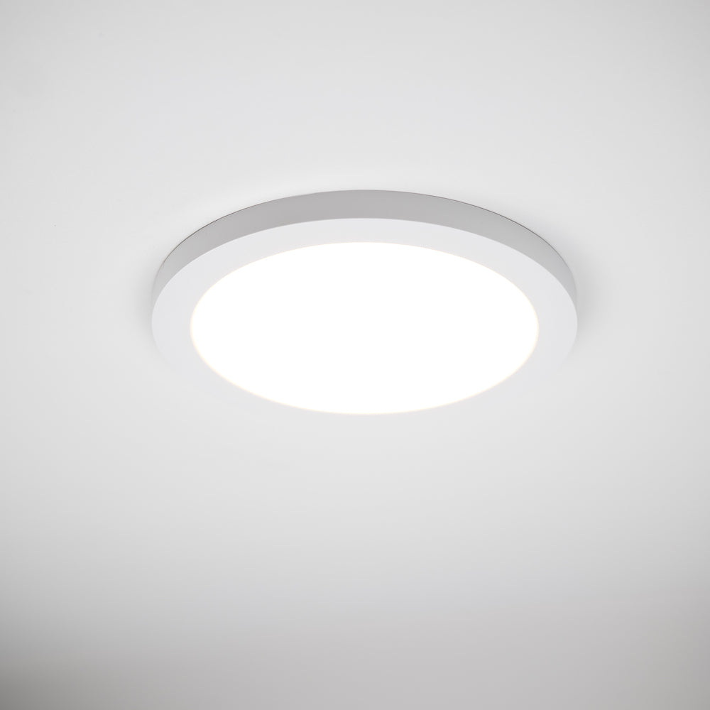 LED Deckenaufbauleuchte "Milano", Weiß