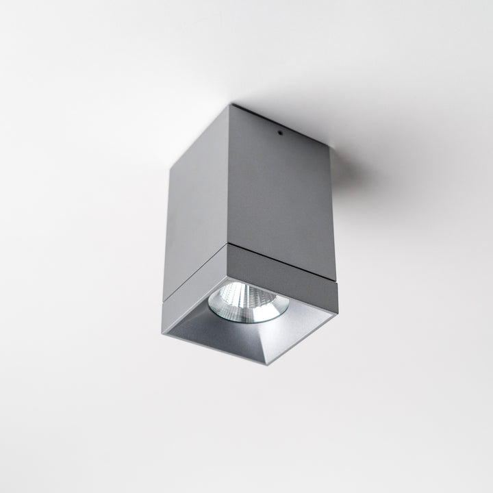 LED Deckenaufbauleuchte "Palermo", 8.9W, Silber